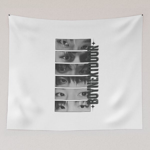 Item preview, BoyNextDoor Eyes Full group Kpop Boy group digital art korean pop art designed and sold by AJUNICE STUDIO.
