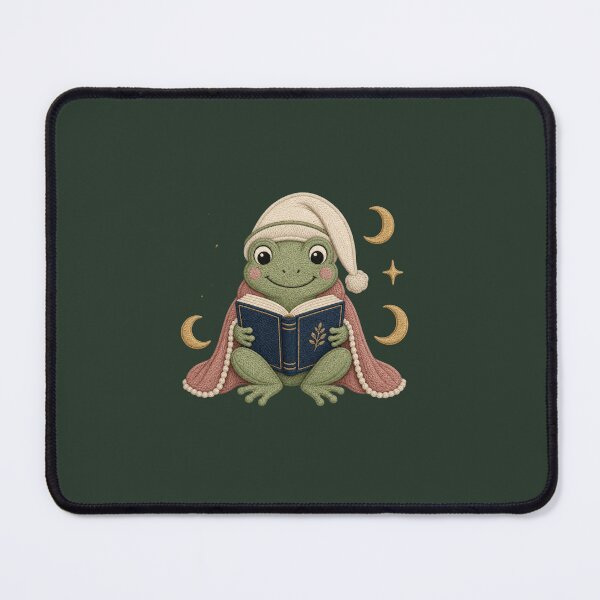 Item preview, We Read At Dawn Frog Sticker designed and sold by The Silly goose country club.