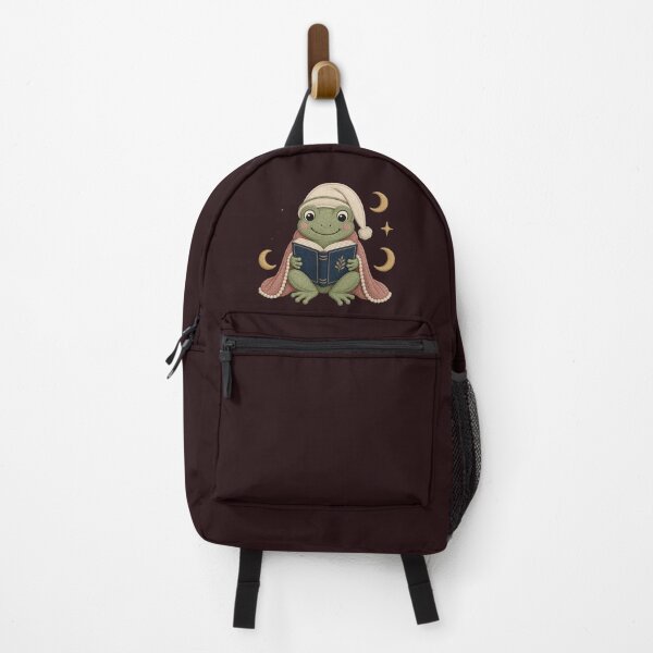 Item preview, We Read At Dawn Frog Sticker designed and sold by The Silly goose country club.