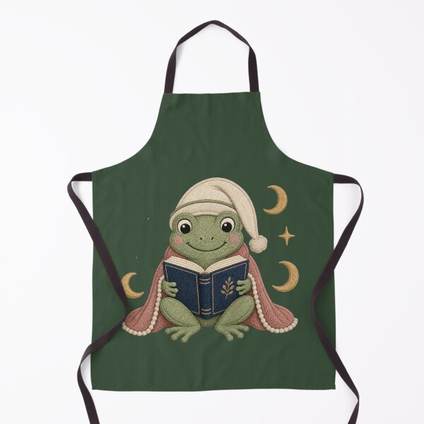 Item preview, We Read At Dawn Frog Sticker designed and sold by The Silly goose country club.
