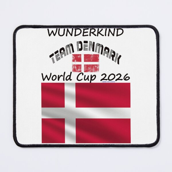 Item preview, Denmark Fan T‑Shirt world Soccer Cup 2026 DK outfit designed and sold by cabevo.
