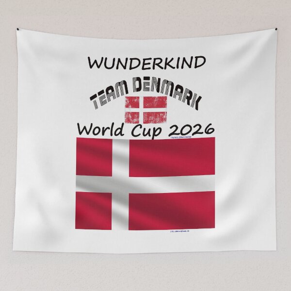Item preview, Denmark Fan T‑Shirt world Soccer Cup 2026 DK outfit designed and sold by cabevo.