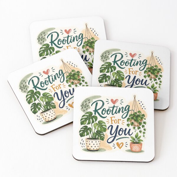 Item preview, Rooting For You Cute Plant Sticke designed and sold by CozypagesStudio.