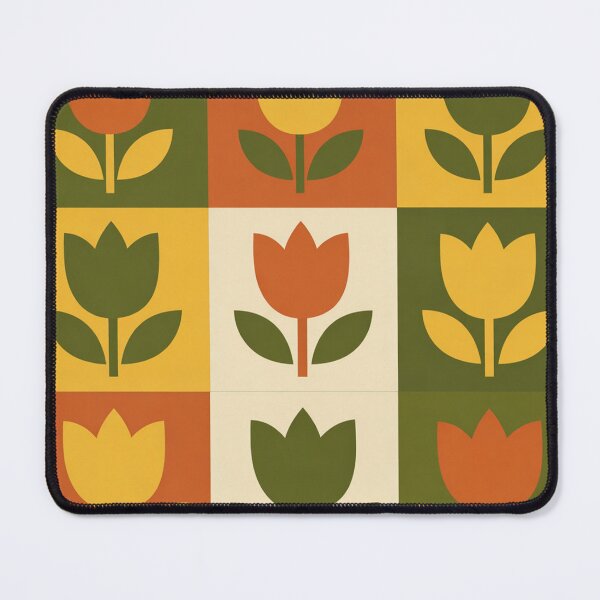 Item preview, Retro Mid Century Tulip Pattern designed and sold by Owcomm.