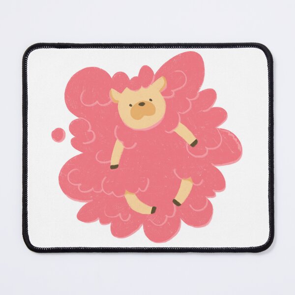 Item preview, Pink fluffy sheep designed and sold by MahoMagic.