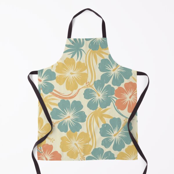 Item preview, Retro Hawaiian Hibiscus Floral Pattern designed and sold by Owcomm.