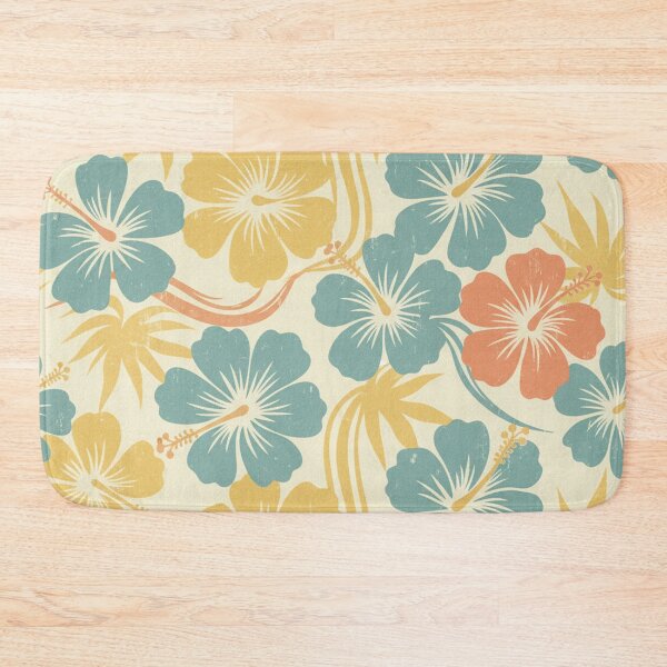 Item preview, Retro Hawaiian Hibiscus Floral Pattern designed and sold by Owcomm.