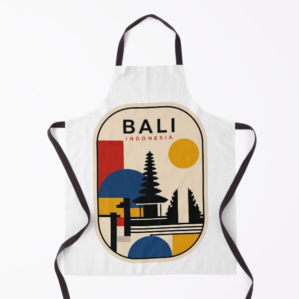 Item preview, Bali Indonesia Travel Poster Geometric Abstract Art designed and sold by k3rstman1.