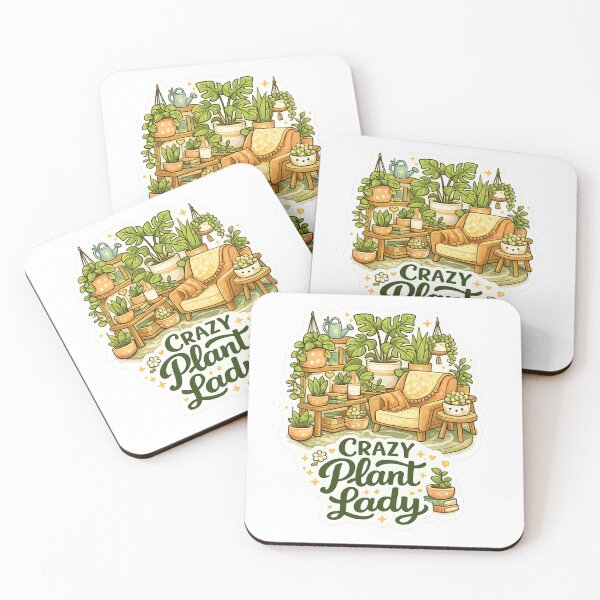 Item preview, Crazy Plant Lady Houseplant Sticker designed and sold by CozypagesStudio.