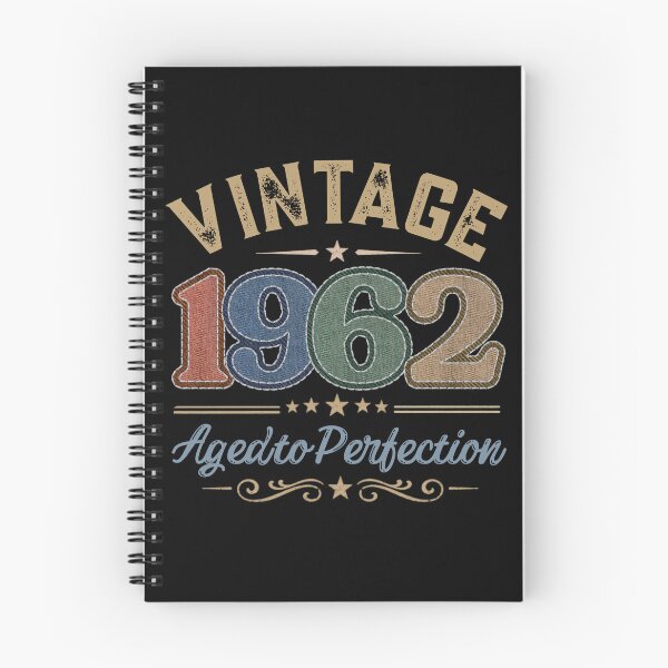 Item preview, Vintage 1962 Aged to Perfection Retro Birthday Design | Born in 1962 | Embroidered Denim Style designed and sold by Silaris Designs.