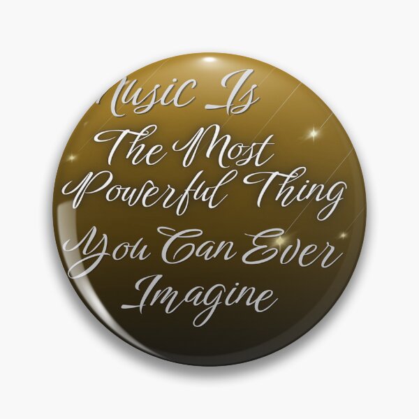 Item preview, Music Is The Most Powerful Thing designed and sold by BrightrDayMusicArt.