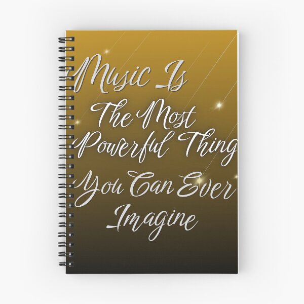 Item preview, Music Is The Most Powerful Thing designed and sold by BrightrDayMusicArt.