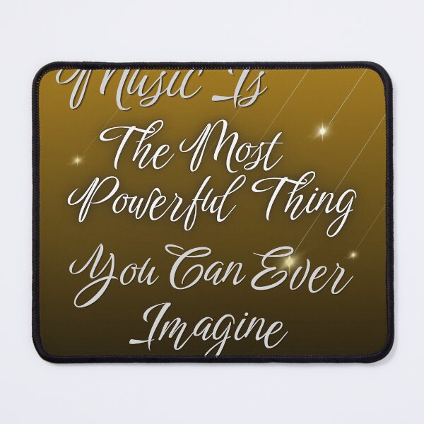 Item preview, Music Is The Most Powerful Thing designed and sold by BrightrDayMusicArt.