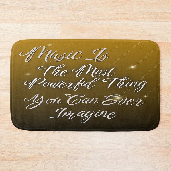 Item preview, Music Is The Most Powerful Thing designed and sold by BrightrDayMusicArt.