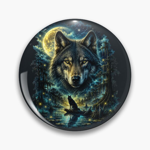 Item preview, Wild Spirit Under The Moonlight | Wolf designed and sold by skkyfaithArtz.