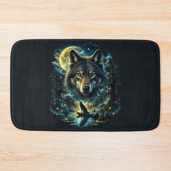 Item preview, Wild Spirit Under The Moonlight | Wolf designed and sold by skkyfaithArtz.