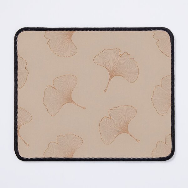 Item preview, Elegant Ginkgo Biloba Leaf Pattern in Warm Beige designed and sold by Owcomm.