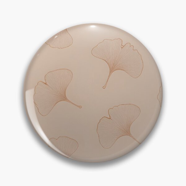 Item preview, Elegant Ginkgo Biloba Leaf Pattern in Warm Beige designed and sold by Owcomm.