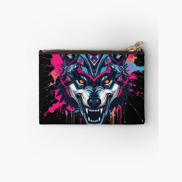 Item preview, Cyberpunk Wolf Mecha Splash Art Portrait designed and sold by ItzLacarth.