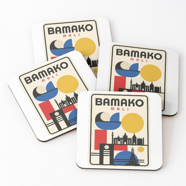 Item preview, Bamako Mali African City Minimalist Geometric Travel designed and sold by k3rstman1.