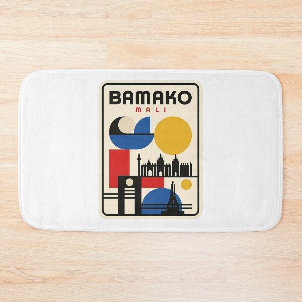 Item preview, Bamako Mali African City Minimalist Geometric Travel designed and sold by k3rstman1.