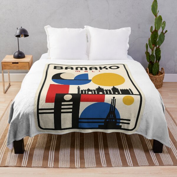 Item preview, Bamako Mali African City Minimalist Geometric Travel designed and sold by k3rstman1.