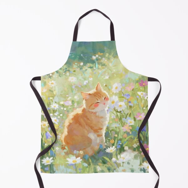 Item preview, Cat Smelling Flowers designed and sold by deelitt.