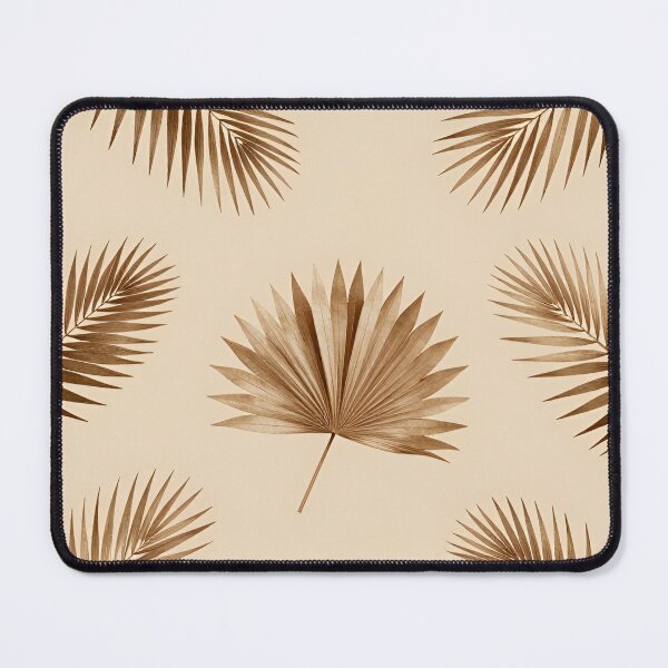 Item preview, Golden Palm Leaves Elegant Botanical Seamless Pattern designed and sold by Owcomm.