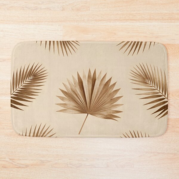 Item preview, Golden Palm Leaves Elegant Botanical Seamless Pattern designed and sold by Owcomm.