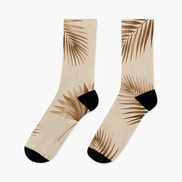Item preview, Golden Palm Leaves Elegant Botanical Seamless Pattern designed and sold by Owcomm.