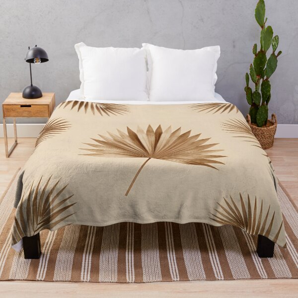Item preview, Golden Palm Leaves Elegant Botanical Seamless Pattern designed and sold by Owcomm.