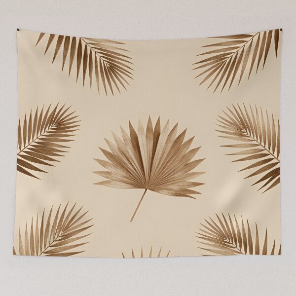 Item preview, Golden Palm Leaves Elegant Botanical Seamless Pattern designed and sold by Owcomm.