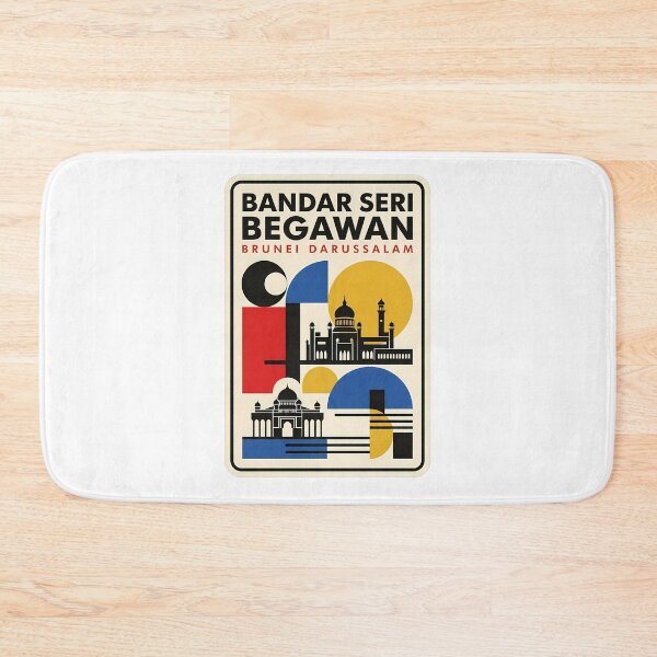 Item preview, Retro Geometric Bandar Seri Begawan Brunei Mosque designed and sold by k3rstman1.