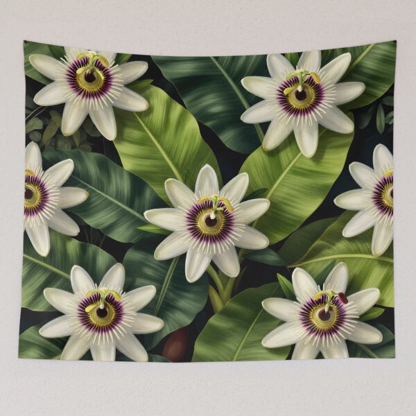 Item preview, Tropical Passion Flower Pattern designed and sold by Owcomm.