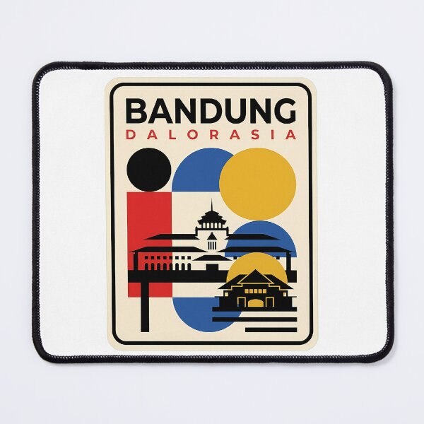 Item preview, Bandung Indonesia Gedung Sate Vintage Retro Landmark designed and sold by k3rstman1.