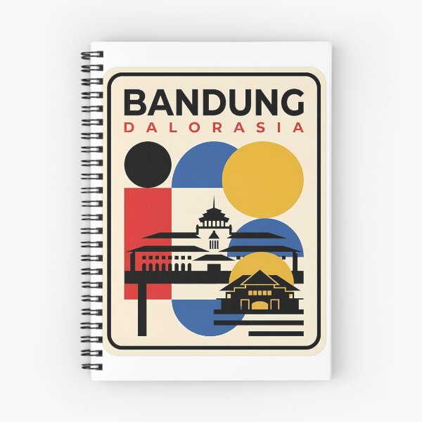 Item preview, Bandung Indonesia Gedung Sate Vintage Retro Landmark designed and sold by k3rstman1.