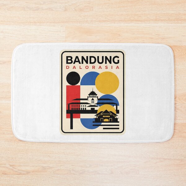 Item preview, Bandung Indonesia Gedung Sate Vintage Retro Landmark designed and sold by k3rstman1.