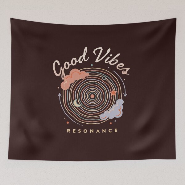 Item preview, Good Vibes Resonance T Shirt Design designed and sold by P2Genies.
