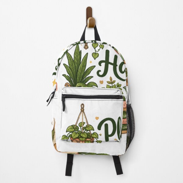 Item preview, Plants Make Me Happy Botanical Sticker designed and sold by CozypagesStudio.