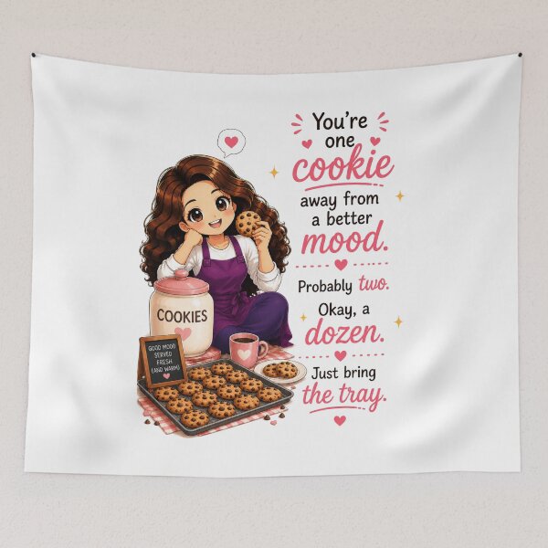 Item preview, You're One Cookie Away From a Better Mood (Probably Two. Okay, a Dozen.) designed and sold by thecookiegallery.