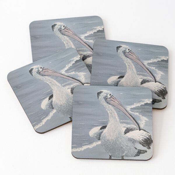 Item preview, Pelican on beach designed and sold by JenniferChapman.