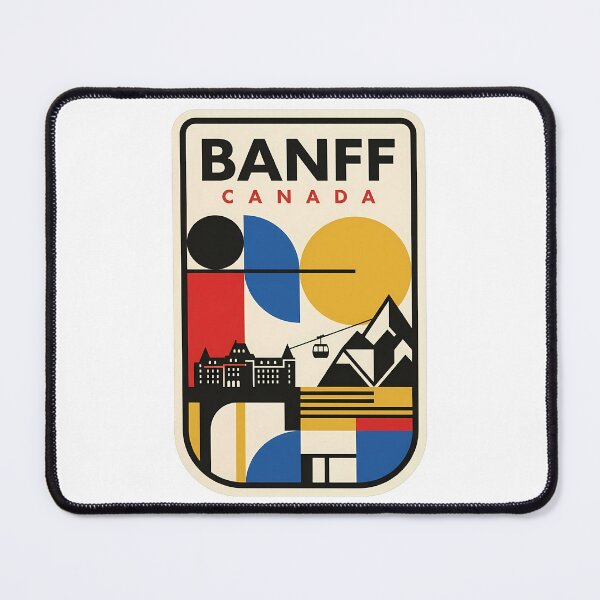 Item preview, Retro Banff Canada Geometric Mountain Landscape designed and sold by k3rstman1.