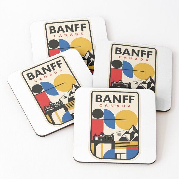 Item preview, Retro Banff Canada Geometric Mountain Landscape designed and sold by k3rstman1.