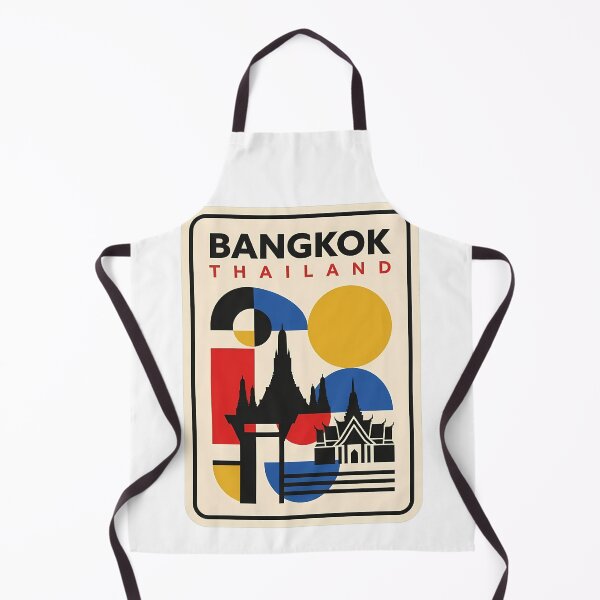 Item preview, Bangkok Thailand Retro Geometric Mid Century Travel designed and sold by k3rstman1.