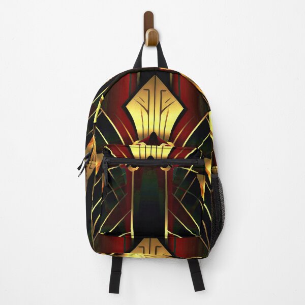 Item preview, Art Deco Faux Ruby Red And Golden Pattern designed and sold by DEC02.