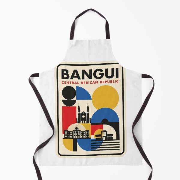 Item preview, Bangui Central African Republic Retro Geometric Travel Style designed and sold by k3rstman1.