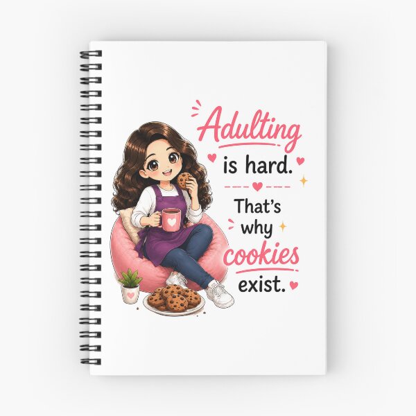 Item preview, Adulting is Hard. That's Why Cookies Exist. designed and sold by thecookiegallery.