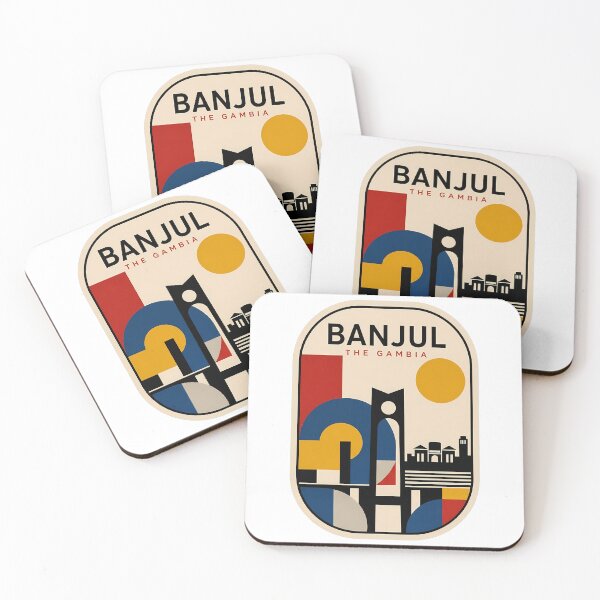 Item preview, Minimalist Banjul Gambia Cityscape Arch 22 designed and sold by k3rstman1.