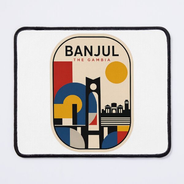 Item preview, Minimalist Banjul Gambia Cityscape Arch 22 designed and sold by k3rstman1.