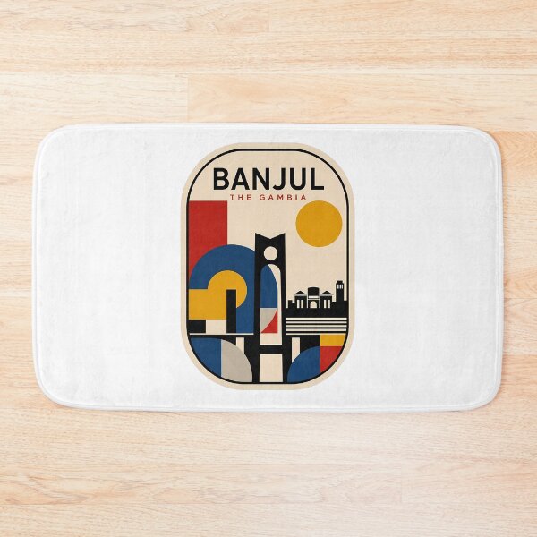 Item preview, Minimalist Banjul Gambia Cityscape Arch 22 designed and sold by k3rstman1.